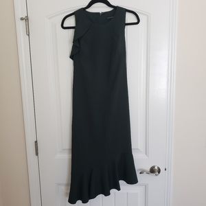 Banana republic asymmetrical midi dress